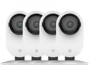  YI 4pc Home Camera 1080p Wireless IP Security Surveillance System Night Vision שידור מה קורה בתוך הבית בזמן אמת\ על הילדים..